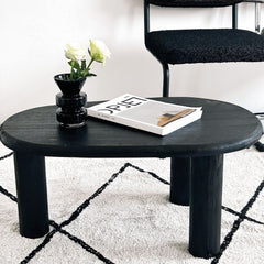 OPJET PARIS Coffee Table Eva Black 78cm