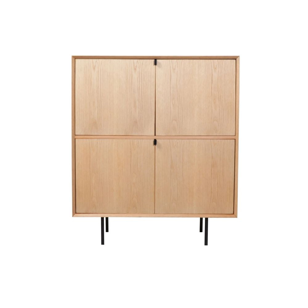 FURNIFIED High Dresser Bob Retro Oak 100cm