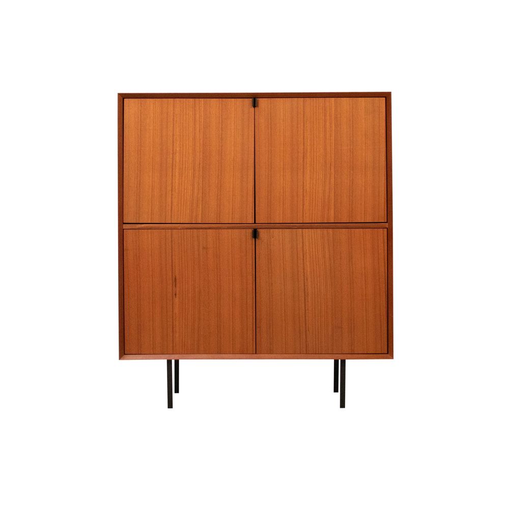 FURNIFIED High Dresser Bob Retro Teak 100cm