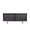 FURNIFIED Dresser Oskar Black Wood Rattan