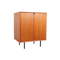 FURNIFIED Retro Bar Cabinet Teak 80cm