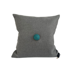 INTERIOR Pillow Grey Wool 40x40cm