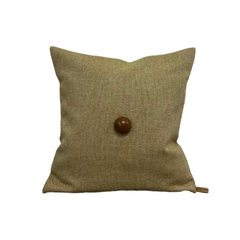 INTERIOR Pillow Light Green Wool Linen 40x40cm