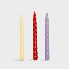 &KLEVERING Set Of 3 Candles Bravo Sunset