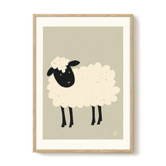 PSTR STUDIO Art Print - Lois Schindeler - Woolly Sheep