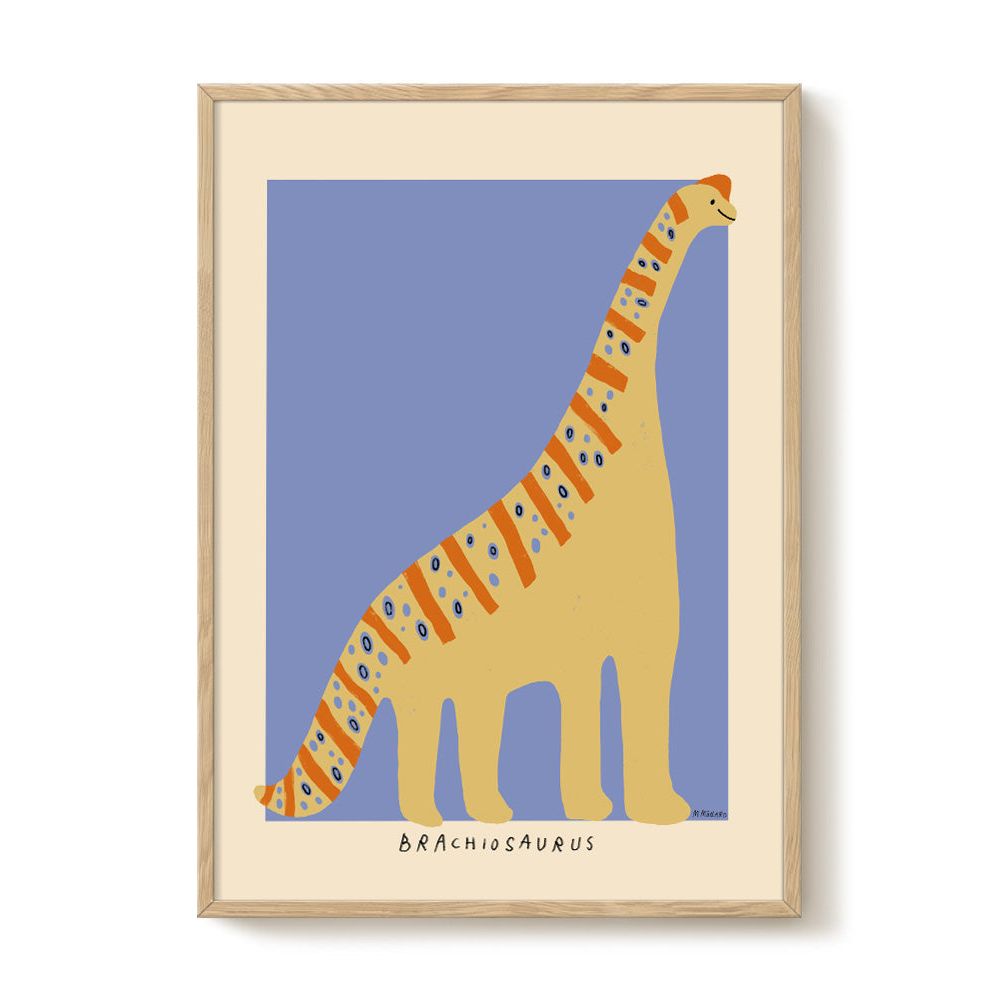 PSTR STUDIO Art Print - Madelen - Brachiosaurus - Dino