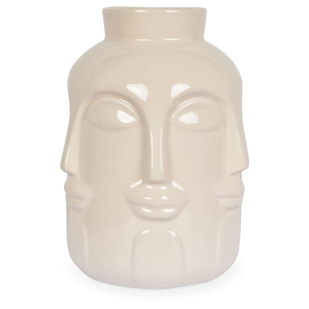 OPJET PARIS Vase Monsieur Ceramic White 18cm