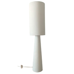 OPJET PARIS Floor Lamp Saturne Corduroy Fabric White 130cm