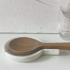 OPJET PARIS White Marble Spoon Rest 15cm