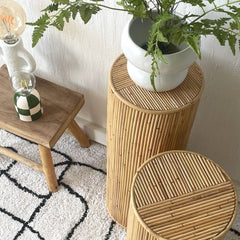 OPJET PARIS Side Table Mikado Rattan 65cm