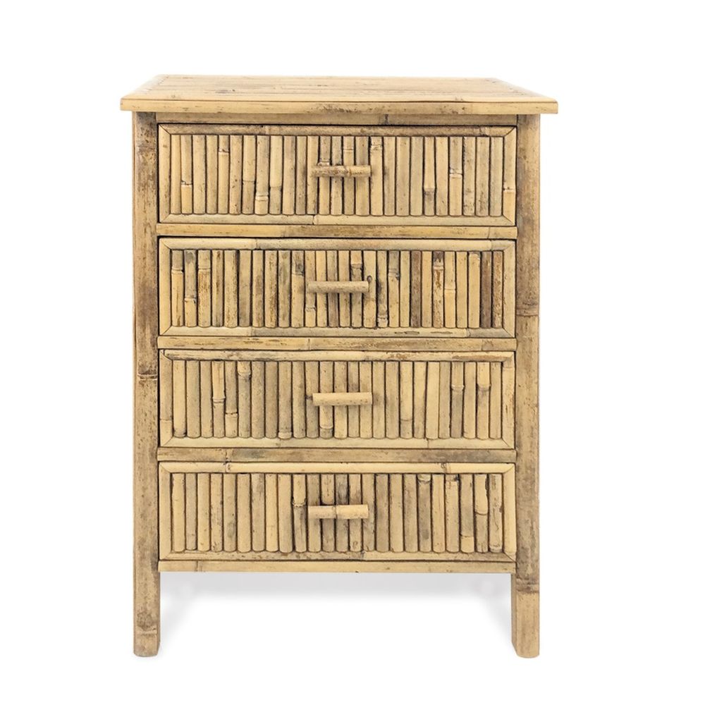 OPJET PARIS Chest Of Drawers Bambourella Bamboo 89cm