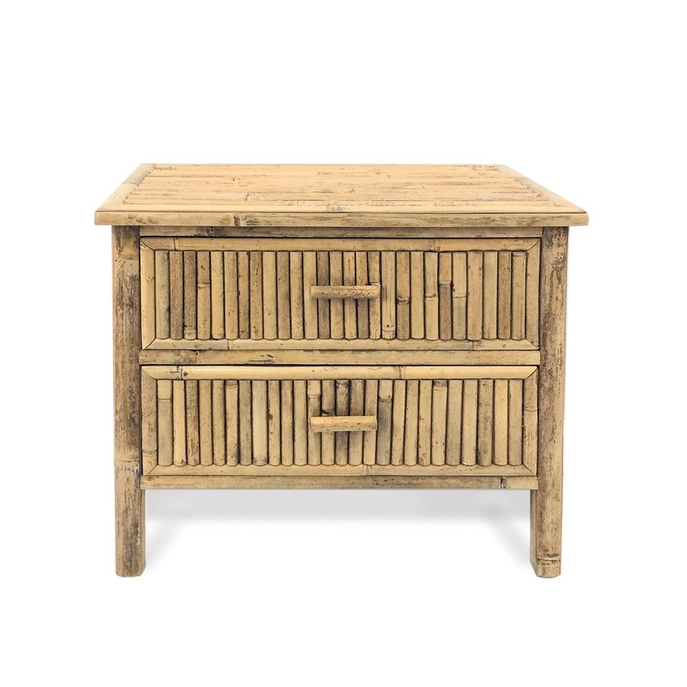 OPJET PARIS Bedside Table Bambourella Bamboo 53cm