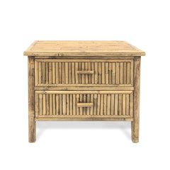 OPJET PARIS Bedside Table Bambourella Bamboo 53cm