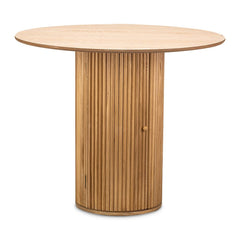 OPJET PARIS Round Dining Table Lize Oak 90cm