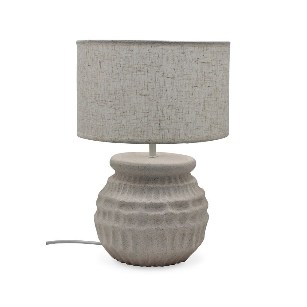 OPJET PARIS Table Lamp Elena Ceramic Canvas 40cm