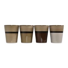 OPJET PARIS Set Of Cups Lynx Sandstone 10cm