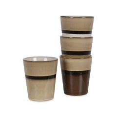 OPJET PARIS Set Of Cups Lynx Sandstone 10cm