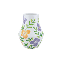 OPJET PARIS Vase Fleurine Ceramic Orange Purple 21cm