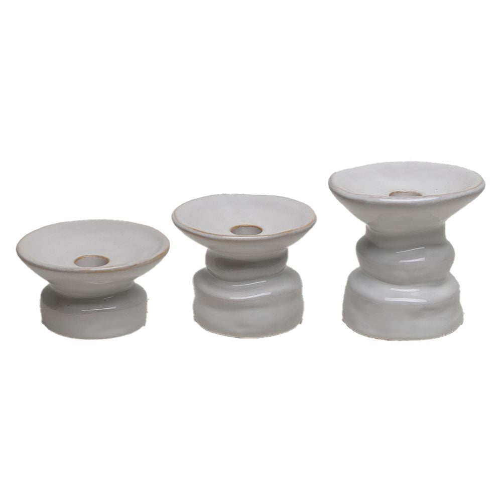 OPJET PARIS Set Of 3 Matching Candle Holders Padre