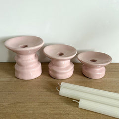 OPJET PARIS Set Of 3 Matching Candle Holders Padre