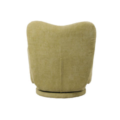 OPJET PARIS Swivel Armchair Soft Woven Velvet 80cm