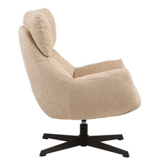 OPJET PARIS Swivel Armchair Léon Fabric 89cm