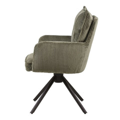 OPJET PARIS Swivel Armchair Léon Velvet 90cm