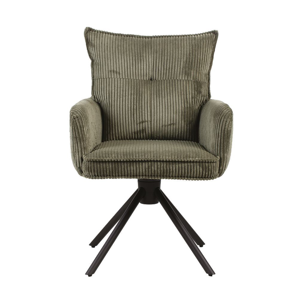 OPJET PARIS Swivel Armchair Léon Velvet 90cm