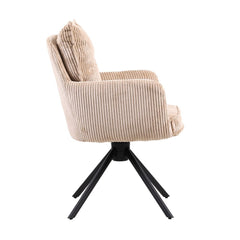 OPJET PARIS Swivel Armchair Léon Velvet 90cm