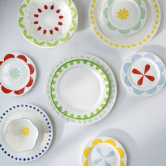 &KLEVERING Set Of 4 Plates Folk Small