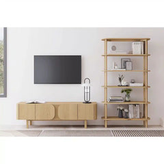 ZAGO Bookshelf Sirocco Natural Oak 170cm