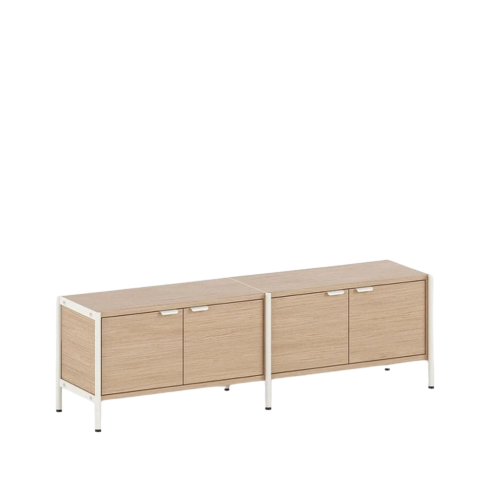 TIPTOE UNIT shelf with Drawers - H50 x W164cm