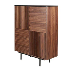 ZAGO Cabinet Nuance Metal Legs Walnut 140cm