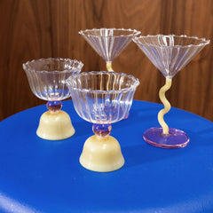 &KLEVERING  Set Of 2 Glasses Tulip Caramel