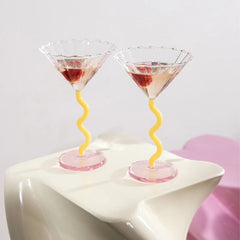 &KLEVERING Set Of 2 Coupes Curve Caramel