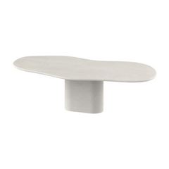 FURNIFIED Dining Table Limoges Microskin Organic