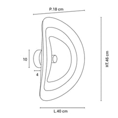 MARKET SET Wall Light Selenitis