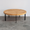 FURNIFIED Coffee Table Savis Rattan Oak 100cm