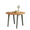 TIPTOE Round Dining Table New Modern Reclaimed Oak Steel Legs ø110cm