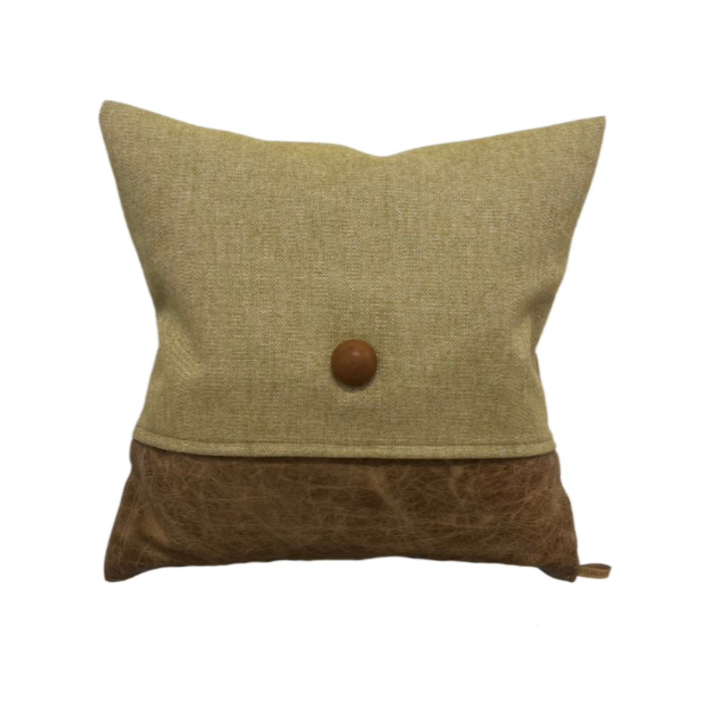 INTERIOR Pillow Light Green Wool Linen 50x50cm