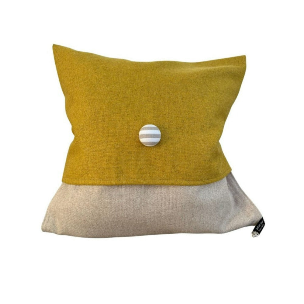 INTERIOR Pillow Golden Rod Wool Linen 50x50cm