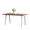 TIPTOE Dining Table New Modern Walnut Steel Legs 160cm