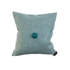 INTERIOR Pillow Light Blue Wool Linen 40x40cm