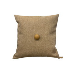 INTERIOR Pillow Dark Beige Wool Linen 40x40cm