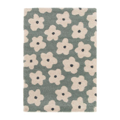 AFK LIVING Kids Rug Fleurs Green