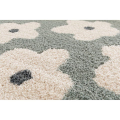 AFK LIVING Kids Rug Fleurs Green