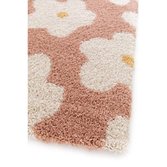 AFK LIVING Kids Rug Thick And Comfortable Fleurs Pink