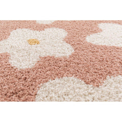 AFK LIVING Kids Rug Thick And Comfortable Fleurs Pink