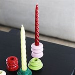 &KLEVERING Set Of 3 Candles Bravo Reds