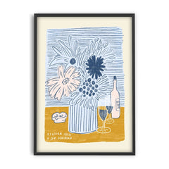 PSTR STUDIO Art Print Anouk - Wine & Flowers